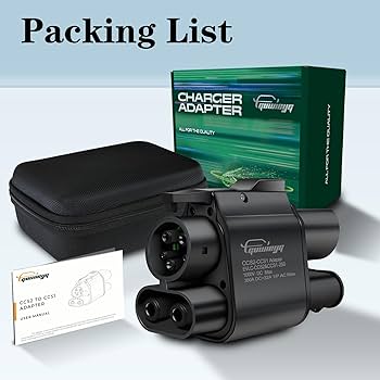 アクセサリー GUWIEYG EV CHARGER ADAPTOR Amazon.com: EV Charging Adapter, Type 1 to Type 2 EV